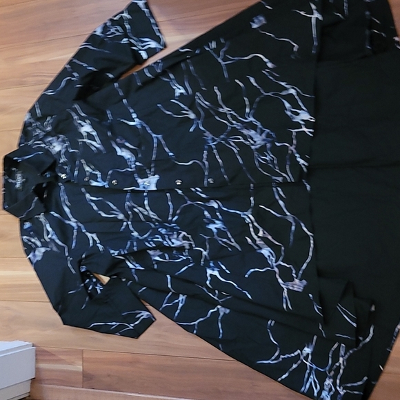 Nwt RED CORAL dramatic high low blouse - Picture 5 of 7